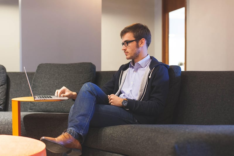 Businessman Analyzing Trends